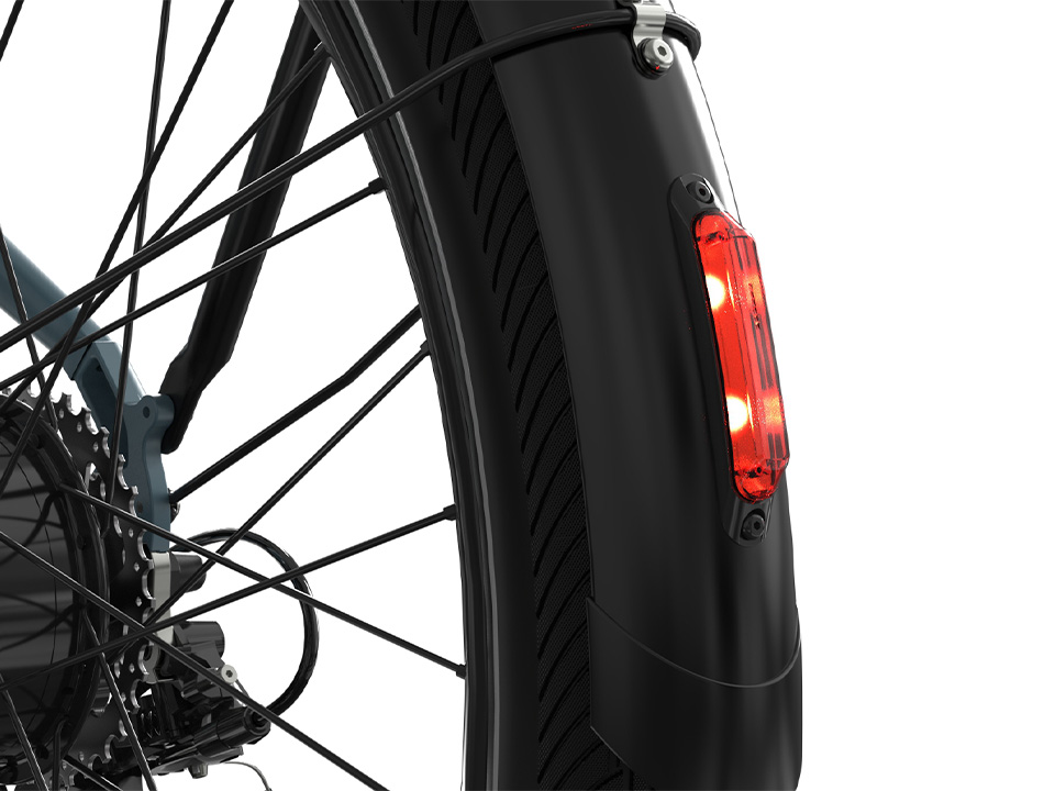 Intergrated automatic-sensing rear light